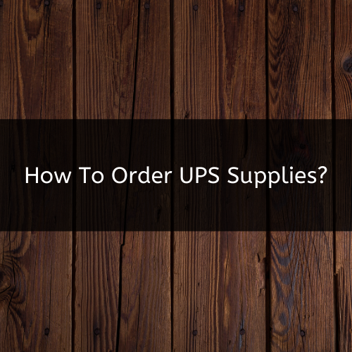 UPS supplies