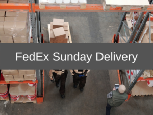 Does FedEx deliver on Sundays