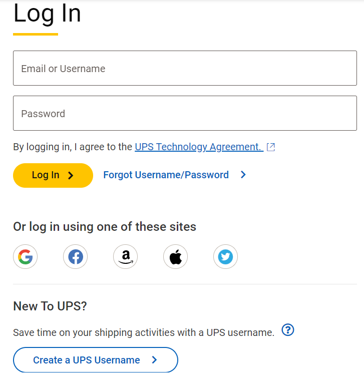 ups customer service contact by email
