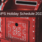 UPS Holiday Schedule 2022