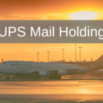 ups mail holding